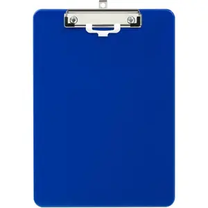 Plastic Clipboard, Clipboards with Low Profile Clip, Standard A4 Letter Size Clipboard for Office, , Students, and Women, Size 12.4 x9 Inch, Blue