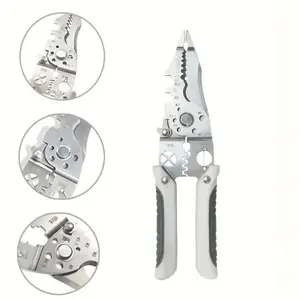 Multi-Pliers for Cutting Crimping Splitting Shearing Splicing Breaking Trimming Wires and Leaders