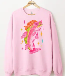 Fashionista Fish Graphic Top