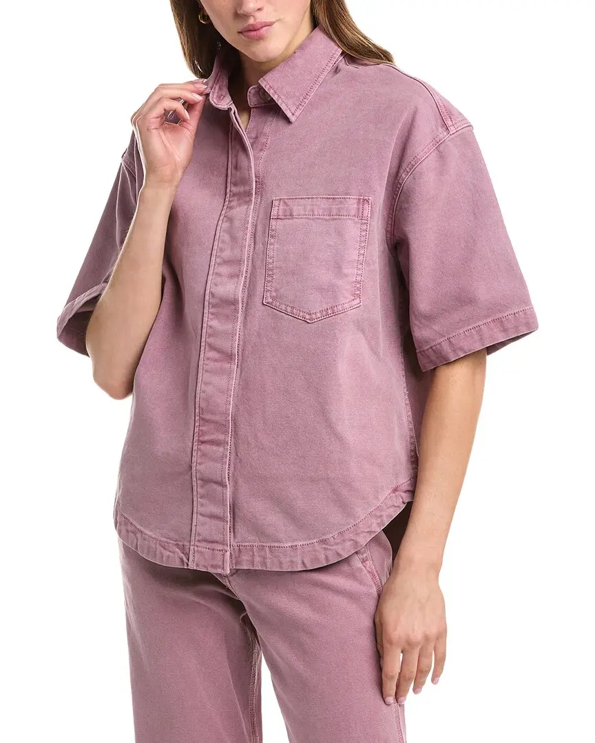 Faherty Sunwashed Canvas Overshirt