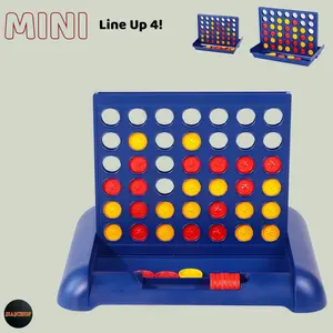 JIAJCHUF Portable Travel Board Game for Kids - Line Up 4! Educational STEM Toy Gift, Family Strategy Learning Toys, Strategy Board Games for Ages 3+