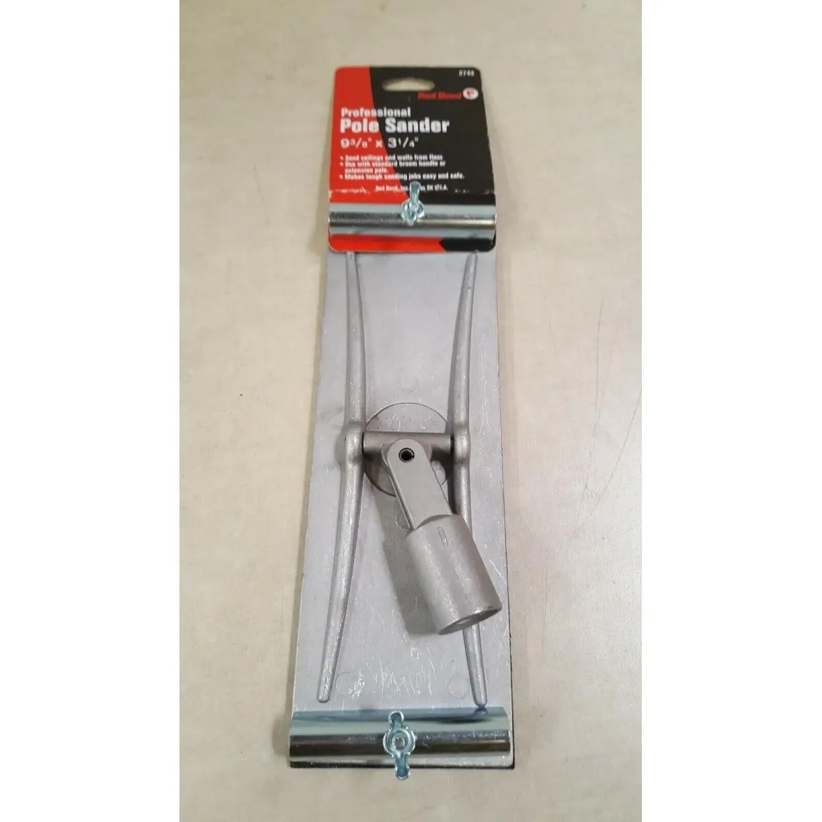 212 MAIN Professional Aluminium Pole Sander Tool, Red Devil 2743