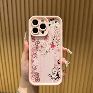 Vintage Music Notes Phone Case |   Aesthetic Musical Score & Floral Art Cover |   Trendy Shockproof Protective Cover For iPhone 17 Pro Max 16 15 14 13 mini 12 mini 11 for Samsung S21 S22 S23 S24 S25 S26 Phone Case |   Gift for Music Lovers