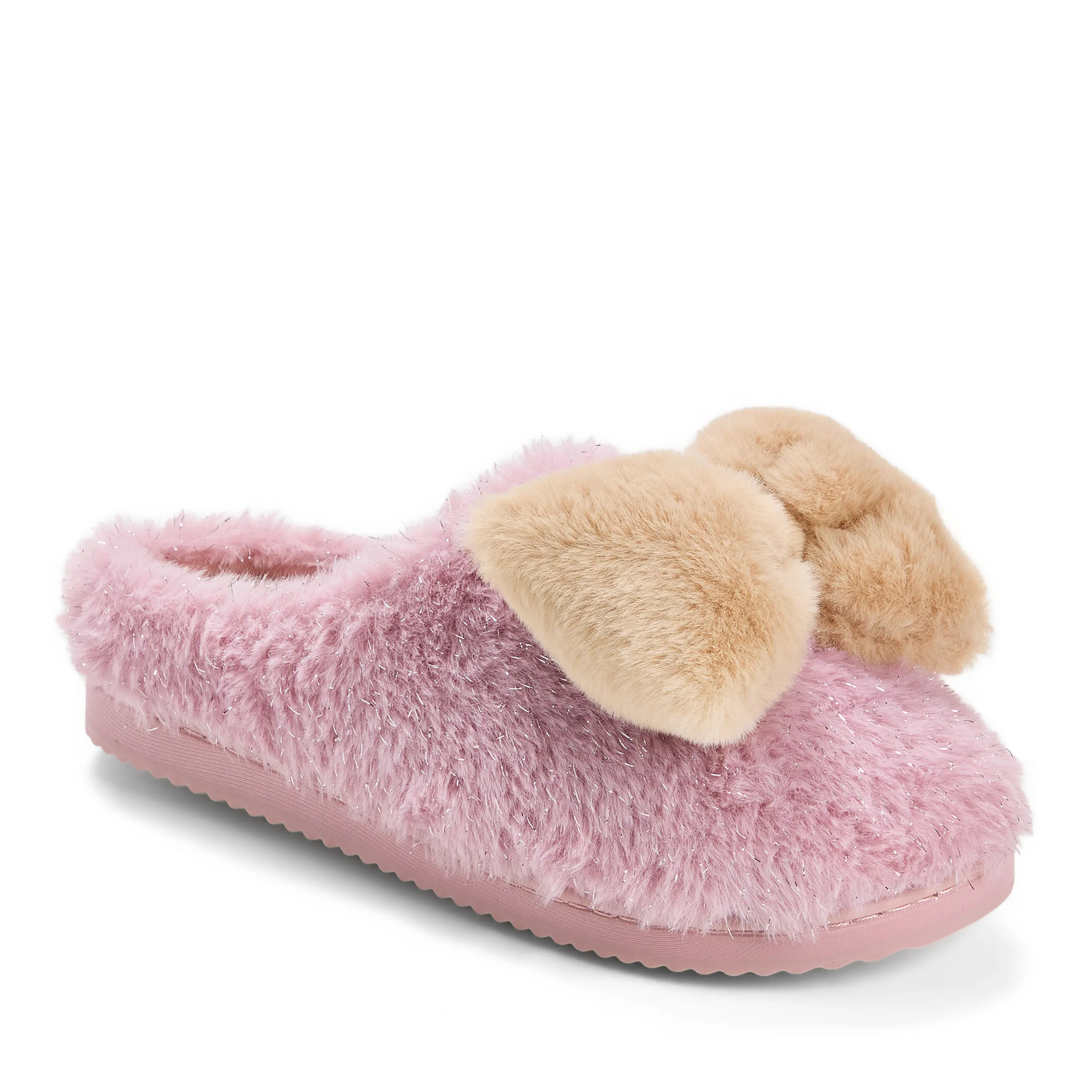 Dearfoams Women's Rosie Furry Icon Clog Slipper - Plush Temperature-Regulating Slide Shoe for Indoor Outdoor Use