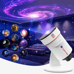 [2025 Upgraded] Galaxy Projector,  Brighter Wider Projection Planetarium  Projector with 7-Color Night Light Realistic Starry Sky Space Solar System Moon Nebula for Bedroom Ceiling Room Decor