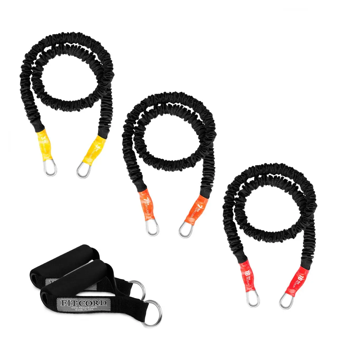 Body Sculpting Band Kit- 3 Pack (3lb/7lb/18lb)