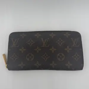 Pre-owned Louis Vuitton Canvas small leather goods Monogram Zippy Wallet