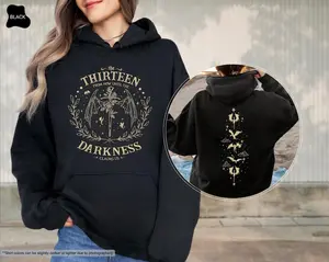 The Thirteen Throne Of Glass Hoodie, From Now Until The Darkness Claims Us, Fantastic Reader Sweatshirt, Bookish Gifts, We Are The Thirteen