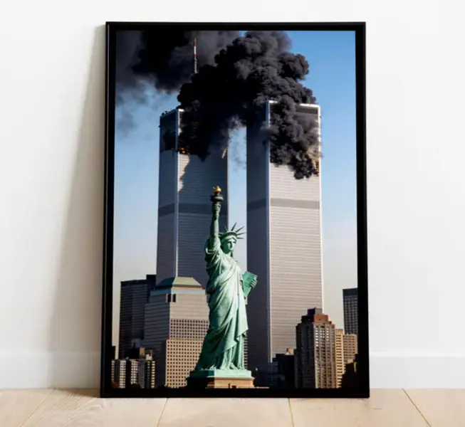 [25% OFF] [UNFRAMED]    World Trade Center 9/11 Poster - Historic New York Print - Documentary Wall Art