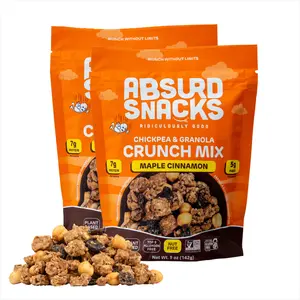 Maple Cinnamon Crunch Mix, Protein and Fiber Packed, Gluten, Nut, and Dairy Free (Family Size)