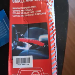 JOYTUTUS Universal Anti-Theft Car Steering Wheel Lock with 3 Keys for Security Fit Most Vehicles Truck SUV Van Black - Auto