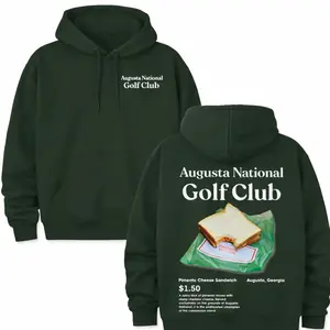 Augusta National Golf Club T-Shirt/ Sweatshirt/ Hoodie For Men For Women, Trendy Gift Pimento Cheese Sandwich Design, Golf Humor Graphic, Unisex Cotton Apparel Top