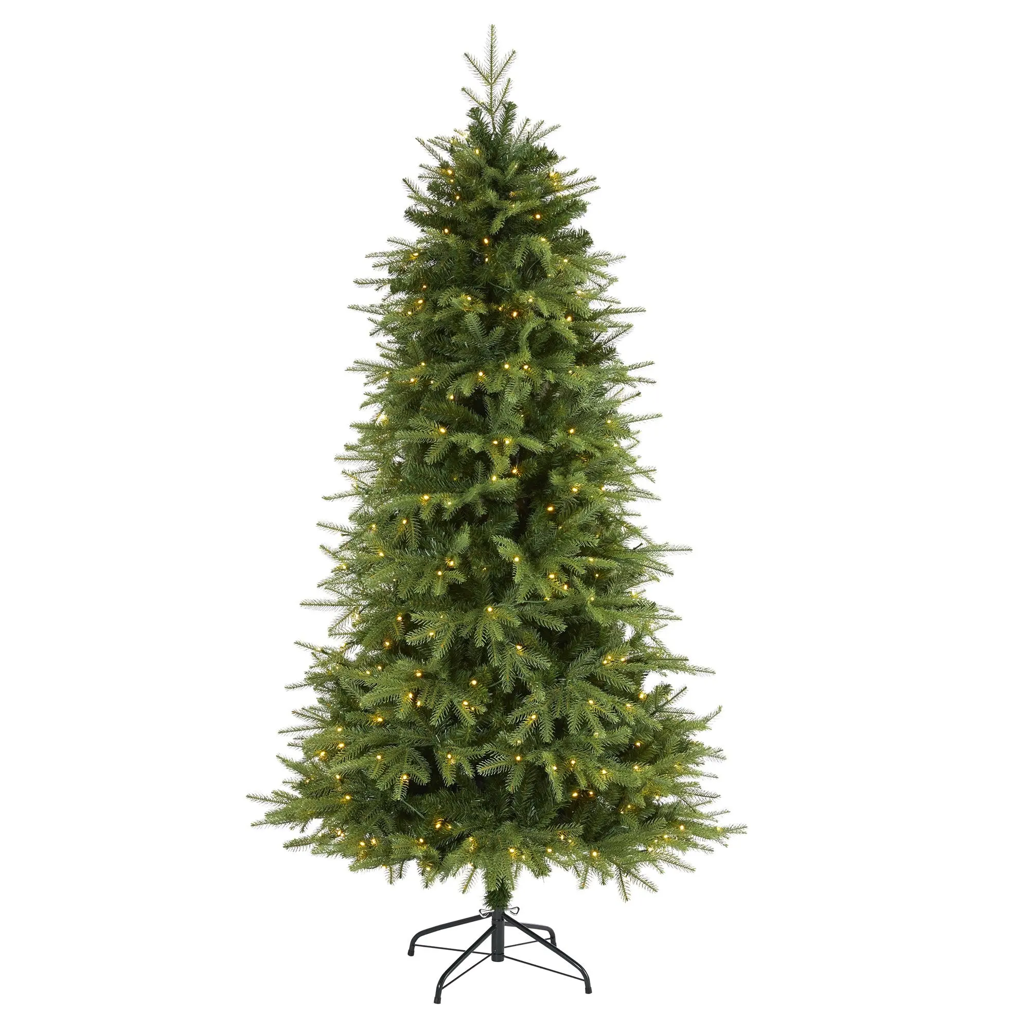 6’ Vancouver Fir “Natural Look” Artificial Christmas Tree with 350 Clear LED Lights and 1870 Bendable Branches 6’ Vancouver Fir “Natural Look” Artificial Christmas Tree with 350 Clear LED Lights and 1870 Bendable Branches