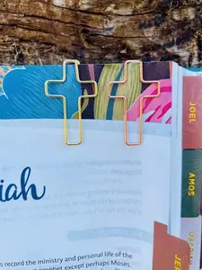 Cross Bookmark - Cross Paperclips - Bible Bookmark - Cross Page Marker - Bookmarks - Bible Accessories - Paperclips - Christian Gift valentine day