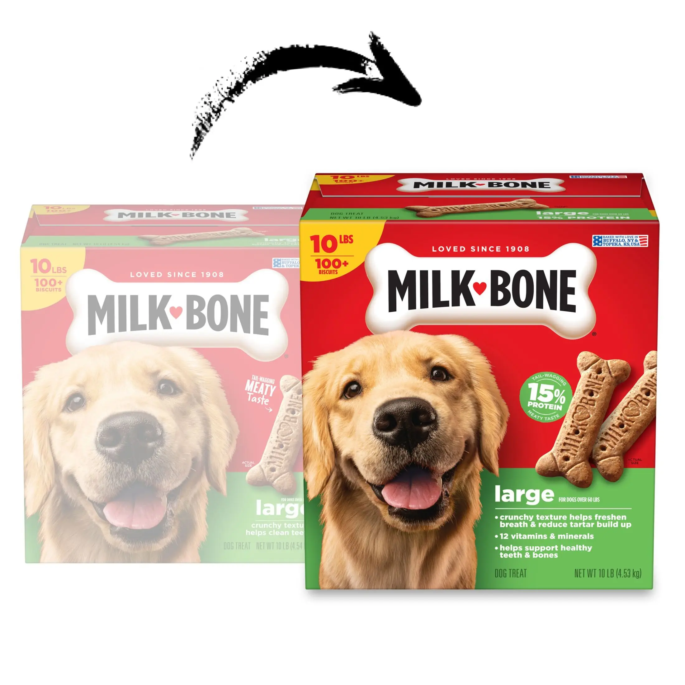 Milk-Bone Original Biscuits - Large Dog Treats, 10 Lb. Milk-Bone Original Biscuits - Large Dog Treats, 10 Lb.