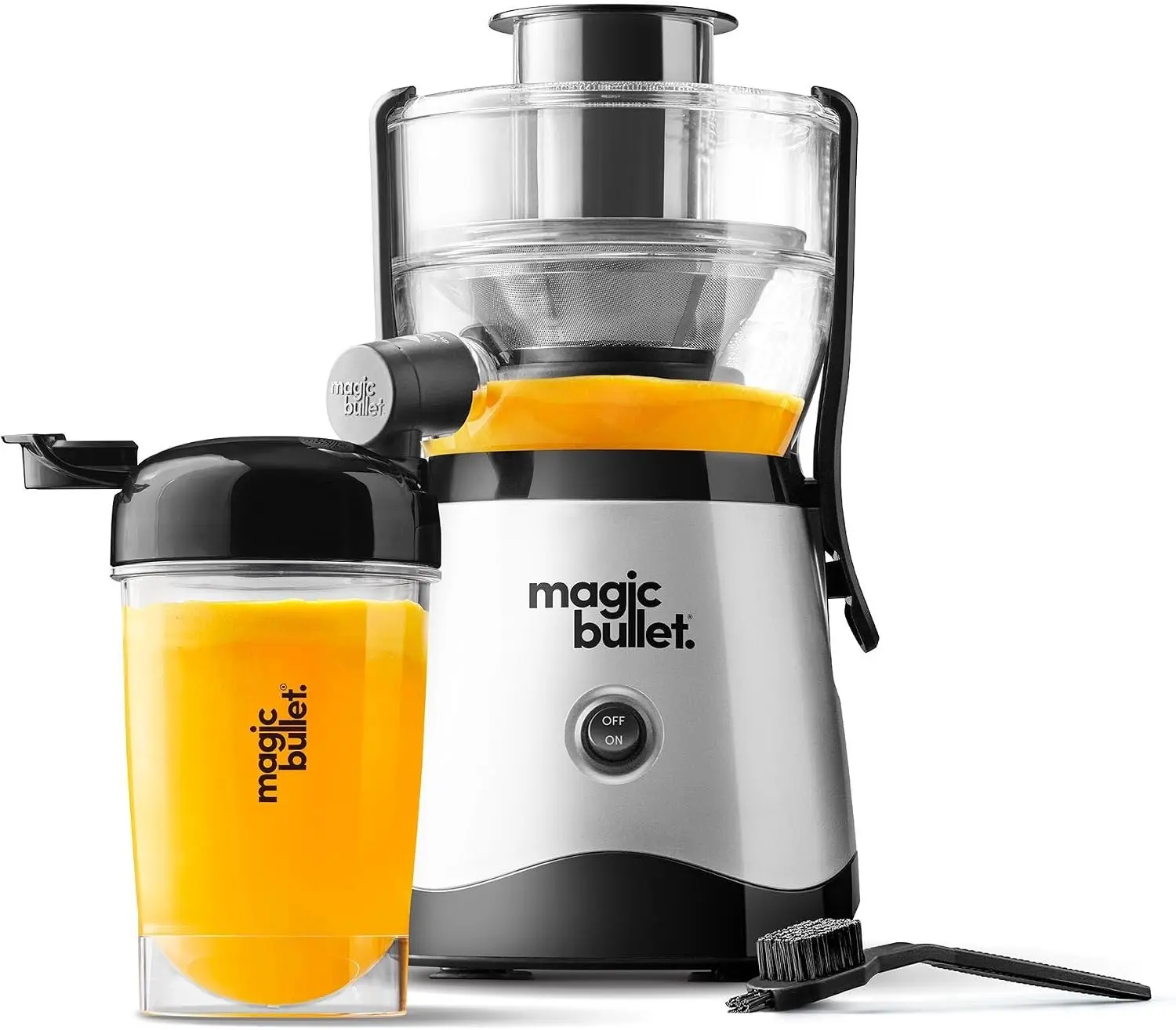 Magic Bullet RMBJ10100 Refurbished Mini Masticating Juicer, Household Kitchen Appliance