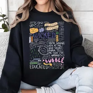 Her Sister Was A Witch Crewneck, The Wicked Witch of the East Bro Shirt, Musical Fan Hoodie, Wizard Movie Fan, Wizard of Oz Shirts