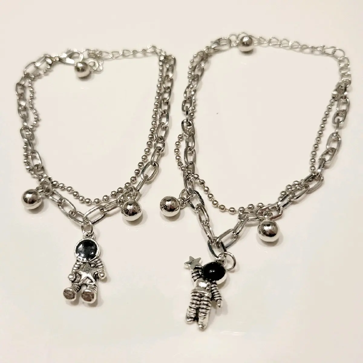 Set of 2 Astronaut Matching Bracelets