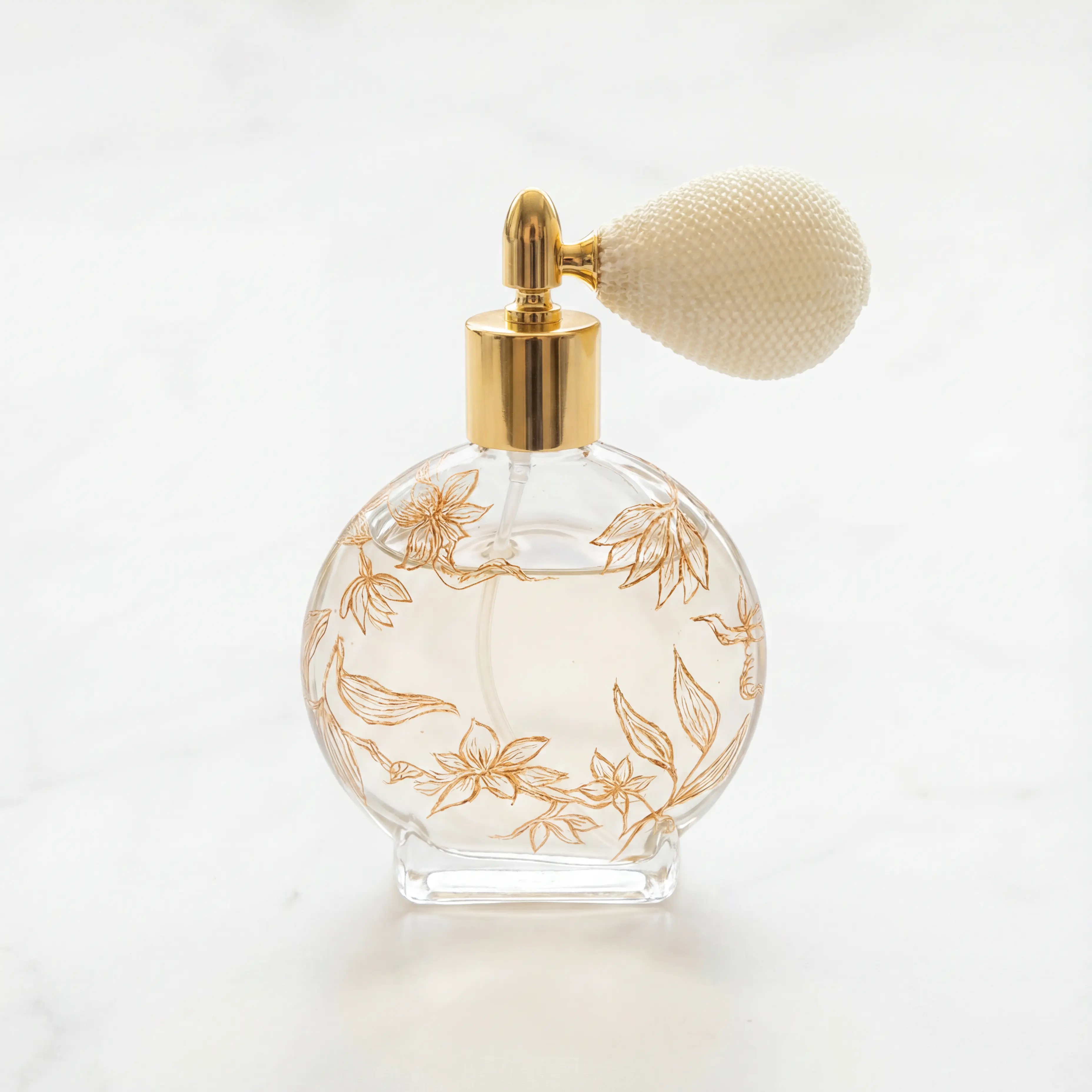 The Heirloom Etched Perfume Bottle