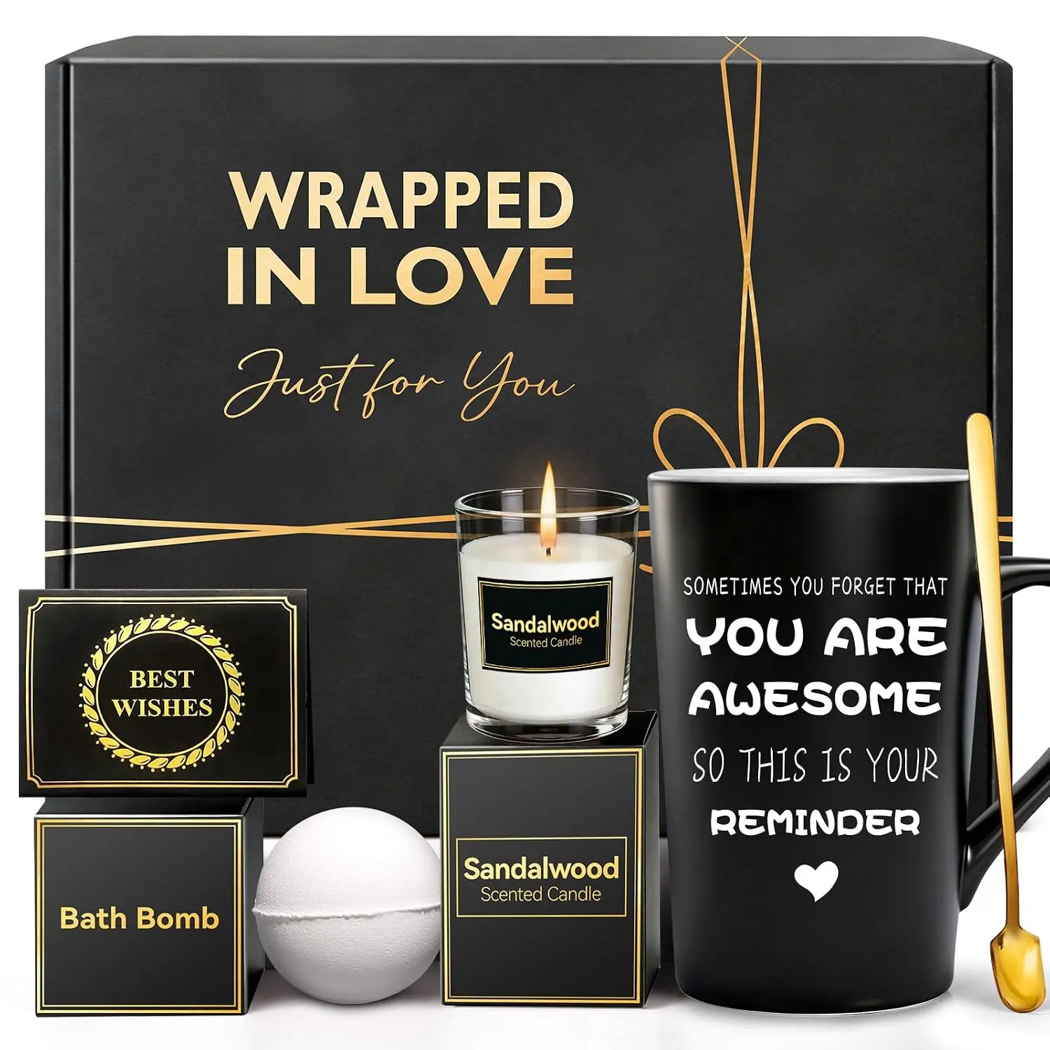 Best-Selling Black Spa Gift Set for Men & Women – Perfect Birthday, Christmas & Father’s Day Gift Eletorot