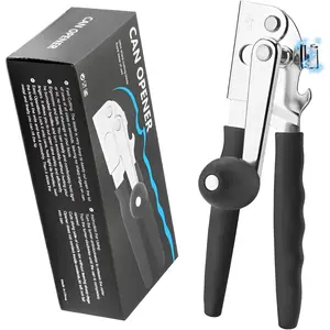 Heavy Duty Can Opener,Commercial Can Opener with Comfortable Long Handles With Carbon Steel