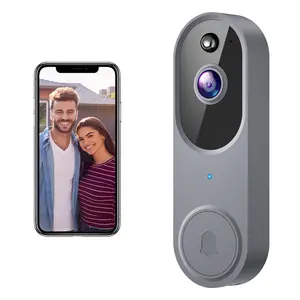 1080P Wireless Doorbell Camera, Smart WiFi Video Doorbell, AI Human Detection, Two-Way Audio, Night Vision, Cloud Storage, Instant Alert, 2.4Ghz WiFi, Outdoor Security Camera, Rechargeable Battery Powered