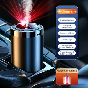 AI Smart Sensor Car Fragrance Machine, Luxury Auto Perfume Diffuser, Car Aromatherapy Supplies