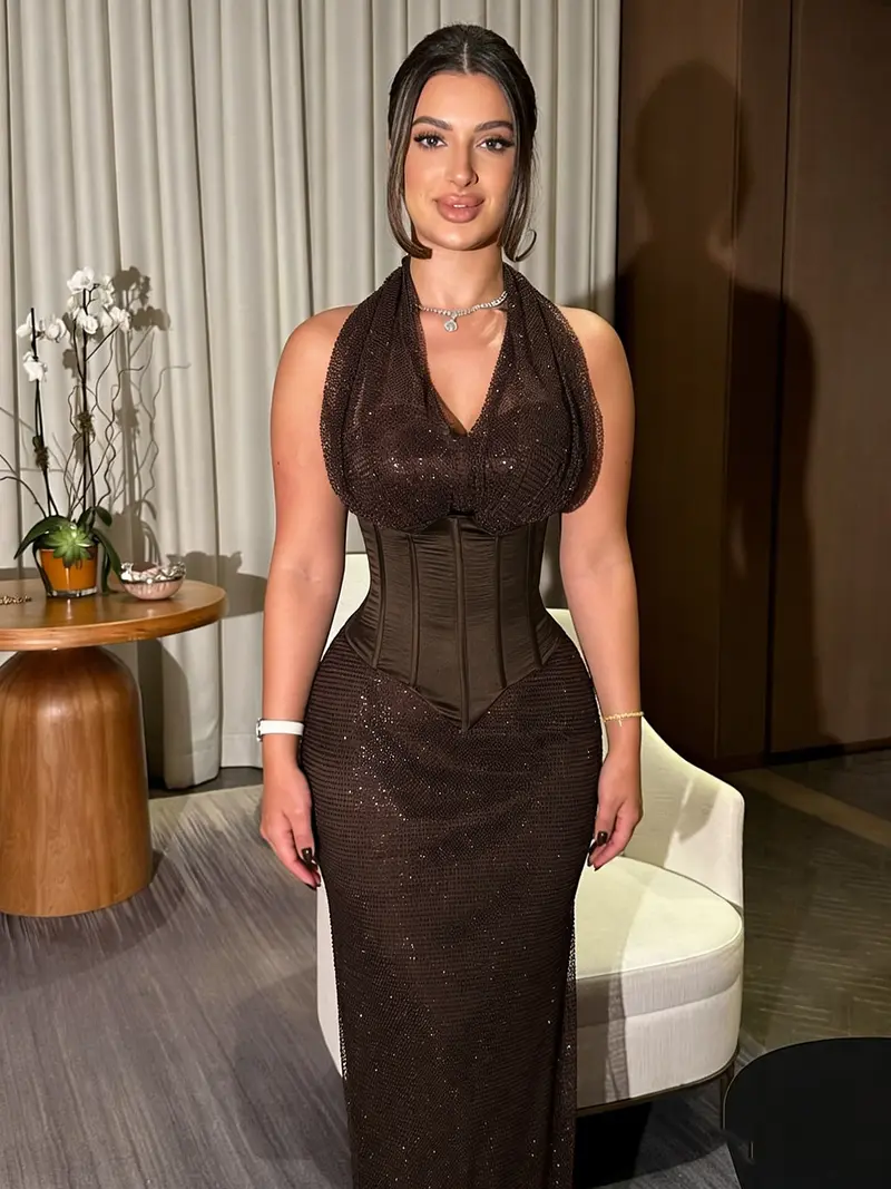 Lace Corset back dress - TikTok Shop