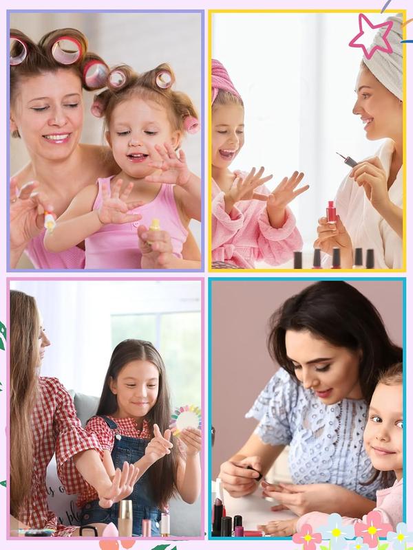 EBANKU Press on Nails Kit for Kids,Includes 144、130、78、24 Pieces Per Pack,Colorful Flower Almond Fake Nail Tips for Girls, Kid Fake Nail Kit for Girls 8-12 Years Old with Jelly Nail Adhesives Valentine Nails Kit and Birthday Gifts Holiday Haul Diy