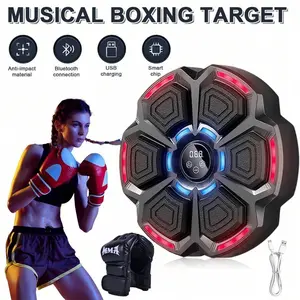 2025 NEW Music Boxing Machine, Bluetooth Interactive Punching Trainer With Boxing Gloves, Large Size Wall Mounted Electronic Boxing Target, 9 Modes & 9 Speeds, Birthday Gift