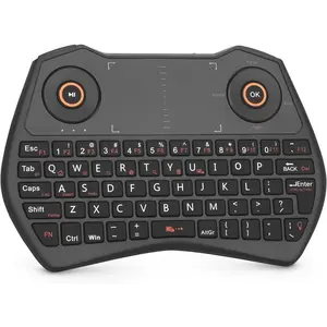 K28  Mini Keyboard Remote Control with Touchpad Moue Combo,Backlit 2.4GHz  Keyboard with Rechargeable  for Android TV Box,PC, TV(2.4G and )