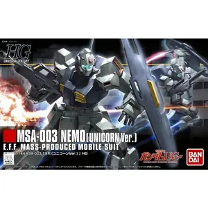 Bandai HGUC Gundam MSA-003 Nemo (Unicorn Ver.) HG 1/144 Scale Model Kit