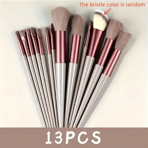 13-Piece Soft Makeup Brush Set, Ideal for Beginners to Professionals, Perfect Gift for Birthdays, Christmas, New Year