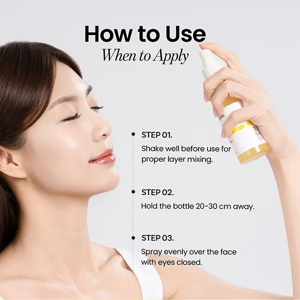 glutathione skin spray Ongredients Official Shop] Skin Barrier Glow Mist - Dual Layer Facial Mist  with Ultra-Fine Spray & Glutathione for Barrier Care & Boost Glow