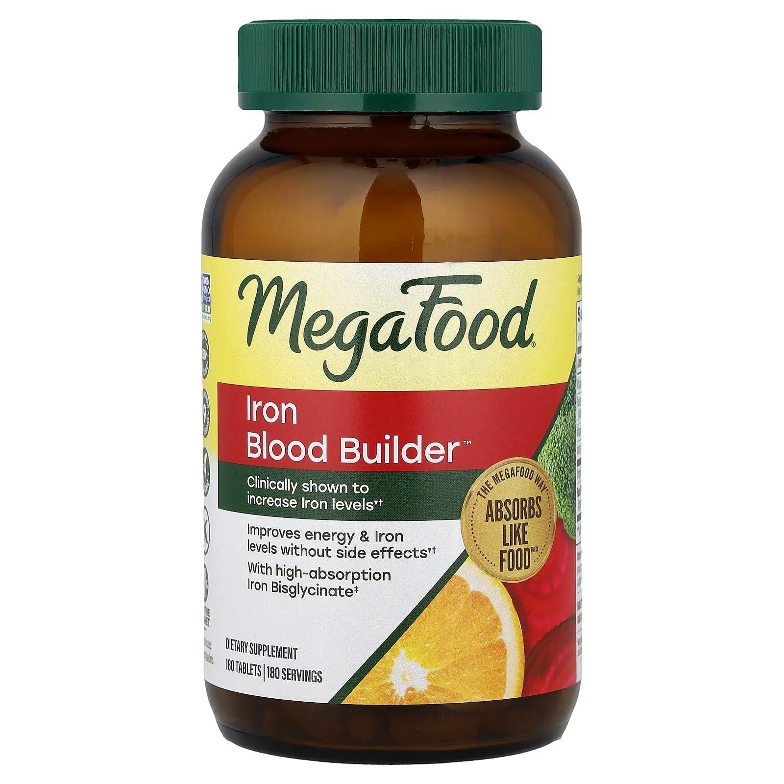 MegaFood Iron Blood Builder™, 180 Tablets