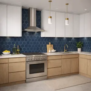 Venice Azul 5x6 Hexagon Matte Porcelain Tile