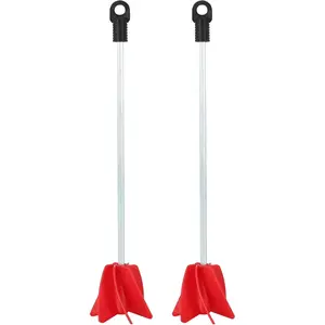 2-Pack Helix  Mixer Attachment for Drill - 11.8" Industrial Stirrer Paddle, 1 to 5 Gallon Epoxy  Mixer (Fits Concrete, , Thick Materials) (2 Pcs)