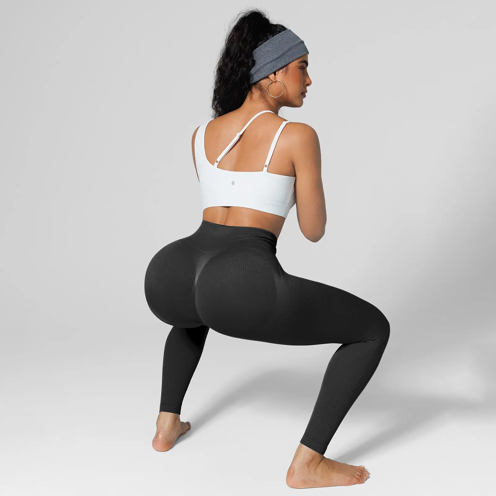 BRXL 【Discount for live】Lycra Invisible Scrunch Butt Lifting Leggings for Women Seamless High Waisted Tummy Control Workout Yoga Pants