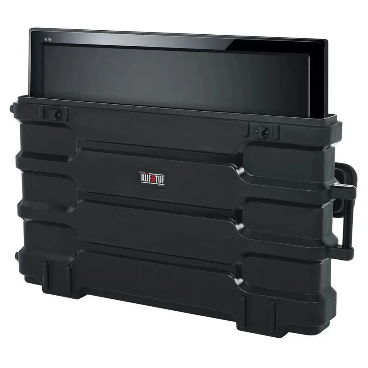 Nanuk RUFNTUF Roto-Molded Heavy-Duty Case with Foam Insert - 19-24 in LCD/LED Computer Monitor Protective Case, Black