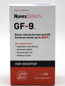 Novex Biotech GF-9 GH Boosting Supplement 84 Count - EXP 09/2026