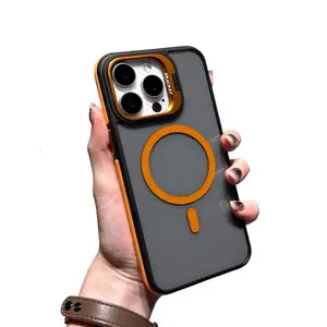 Frosted Matte MagSafe Smartphone Casing, Durable Protection Cellphone Accessory for Handheld Devices, Wireless Charging Compatible, Stylish & Functional for iPhone 17 16 15 14 13 12 Pro Max, Air Protective Shockproof Protector Cover Protector