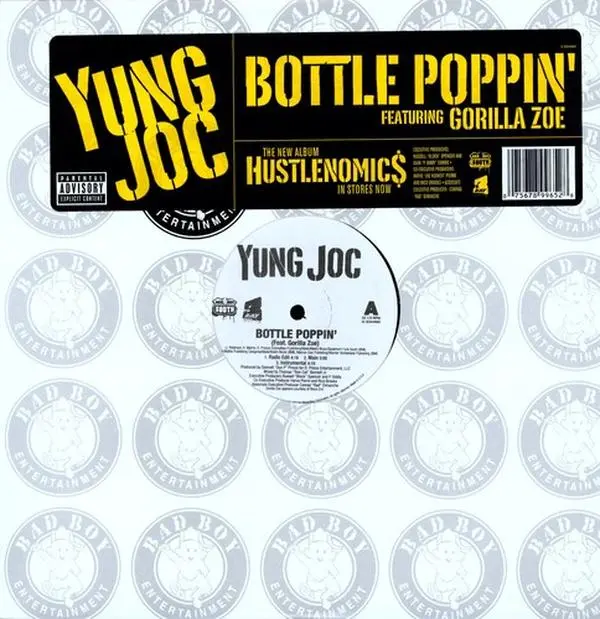 Yung Joc - Bottle Poppin'  [12-INCH SINGLE VINYL RECORD]