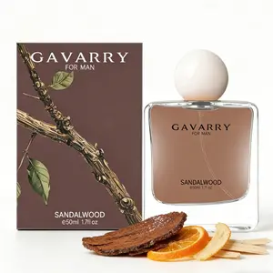 50ml Sandal Wood Fragrance Oil - Eau De Parfu Oil Enduring Scent for Men, Refreshing & Subtle, Unique Oriental Gourmet Blend, Ideal for Work, Dining, Romantic Outings