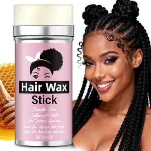 Hair Wax Stick,Sleek Stick, Travel-Friendly, Lightweight Frizz Control, Tames Flyaways, Styling Stick for All Hair Types, Flyaway Control and Styling Pomade for Women and Men Creates Sleek Ponytails & Buns