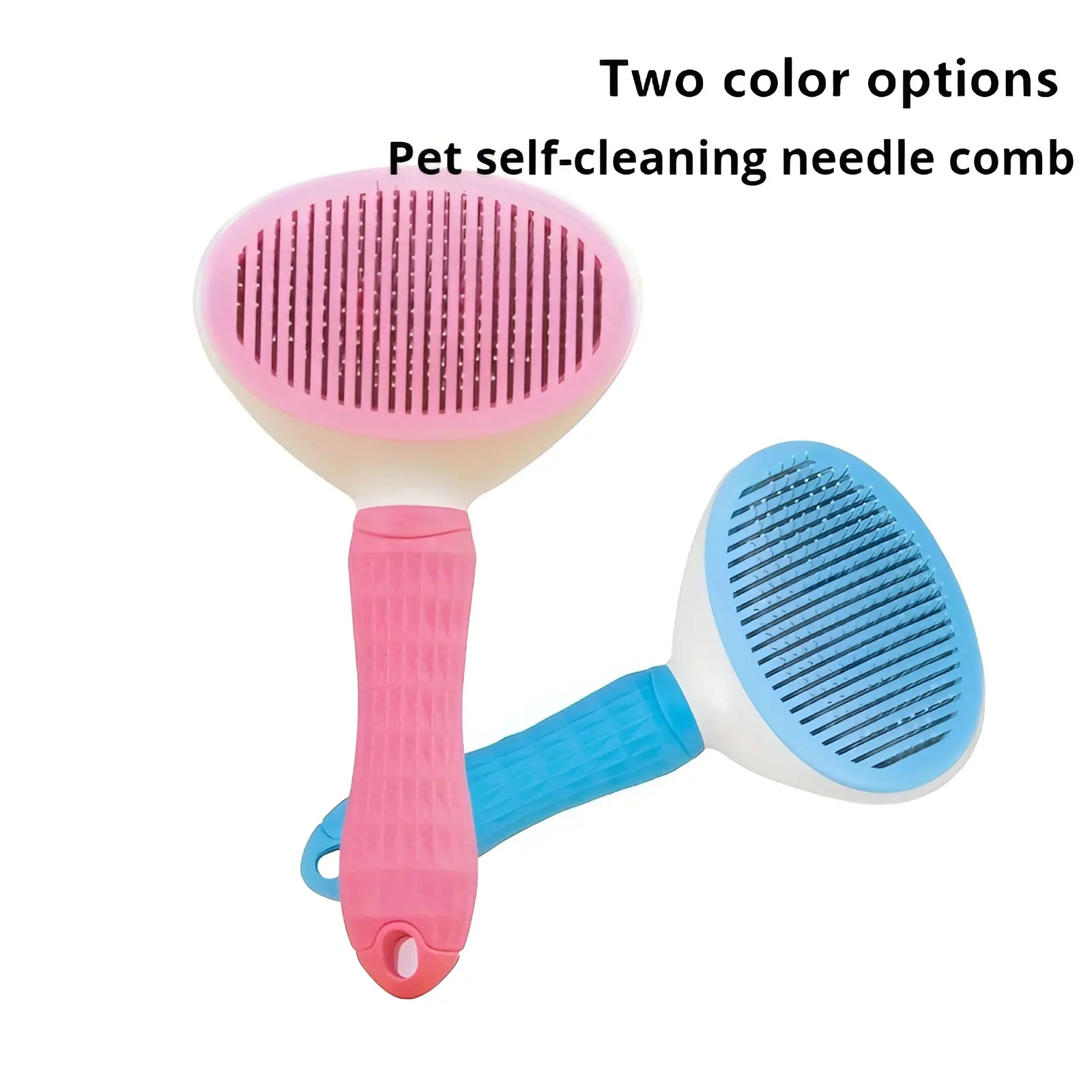 Pet comb pets One click Hair removal  Styling Cat comb Automatic hair removal beauty dog brush silicone dogtoy