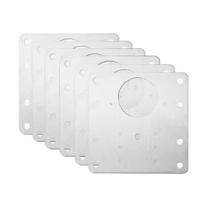 Upgraded Cabinet Hinge Repair Board Set, Durable Door Hinge Installation Plate, Large Cabinet Fixing Board with Screws, Kitchen Cabinets, Closet Doors, Furniture