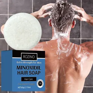 5% Minoxidil Hair Strengthening Shampoo, Hair Care Soap for Men, Gentle Moisturizing Hydrating Hair Care Product with Caffeine for Daily Use, Strengthens Hair