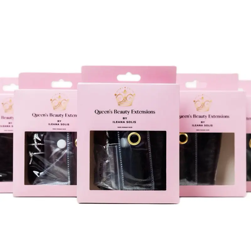 Queen Beauty Extensions by Ileana Solis - 100% Human Hair from Ukraine - Natural Slavic Hair - Cuticle-aligned - Light Brown & Dark Brown - Ideal for Weddings & Special Events