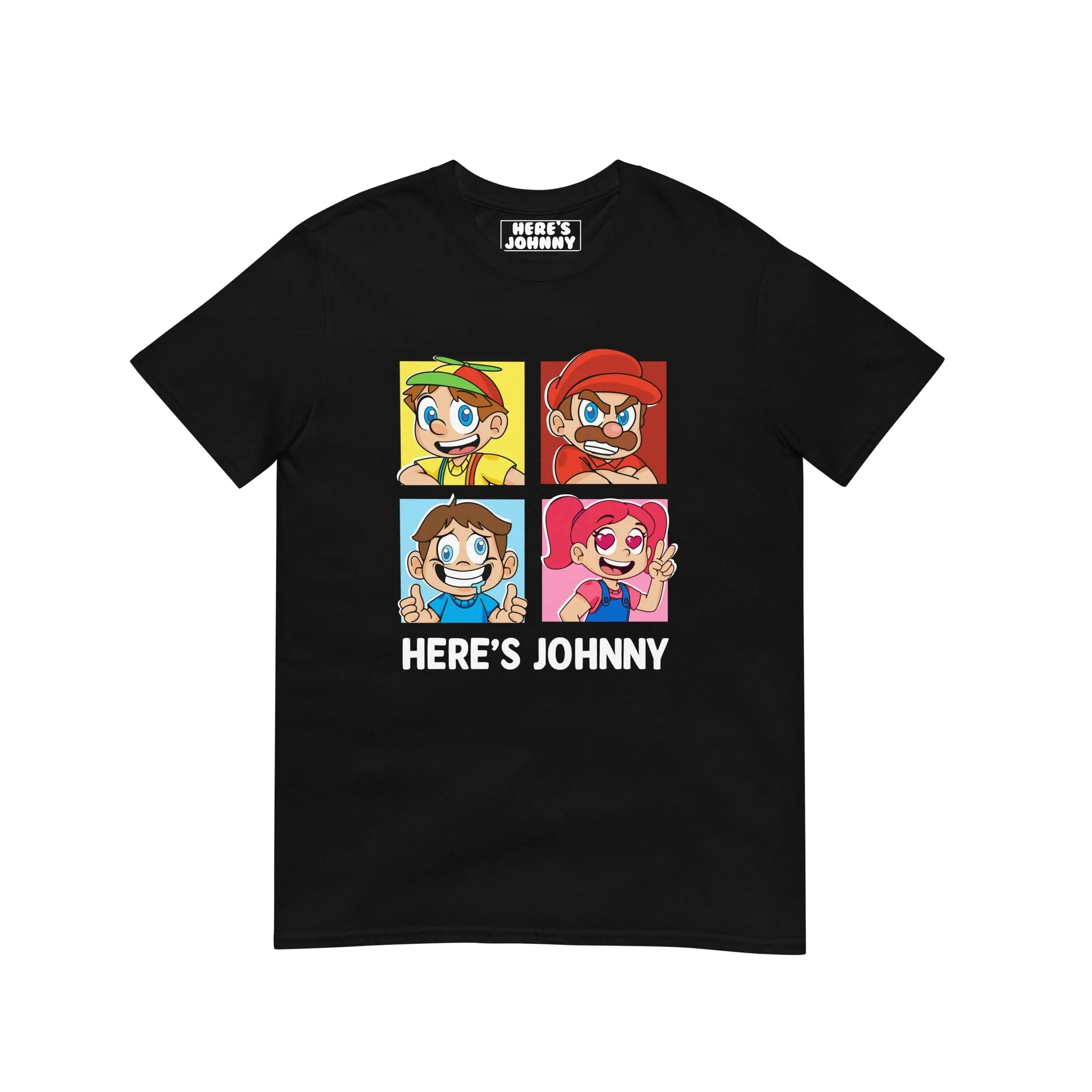 Johnny & Friends Shirt Menswear Top Man Streetwear Crewneck Tropical, Outfits, Sleeve, Shortsleeve, Classic