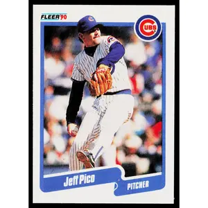 Jeff Pico 1990 Fleer #39 Chicago Cubs